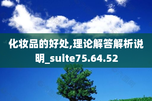 化妆品的好处,理论解答解析说明_suite75.64.52